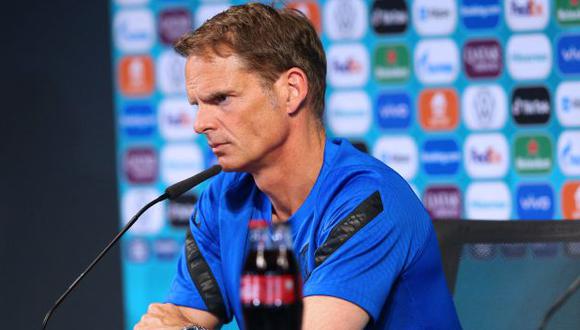 Frank de Boer era entrenador de Países Bajos desde septiembre del 2020. (Foto: AFP)