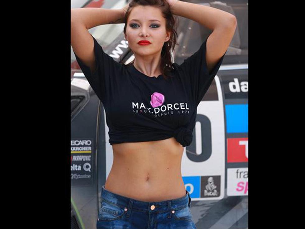 Actriz porno Anna Polina remece el Rally Dakar 2014 [FOTOS]