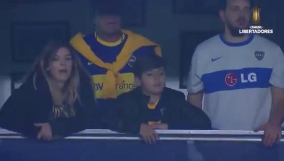Boca vs. River EN VIVO | Hijo del 'Kun' y nieto de Maradona presente en la Bombonera junto a su madre [VIDEO]