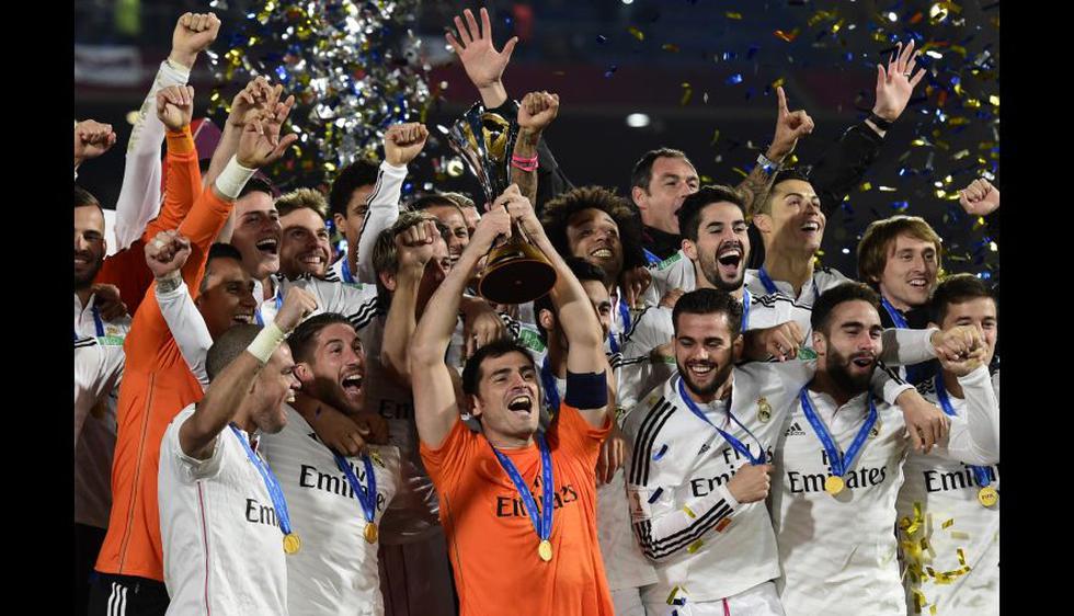 2014: Real Madrid campeón tras vencer 2-0 a San Lorenzo. (Foto: AFP)