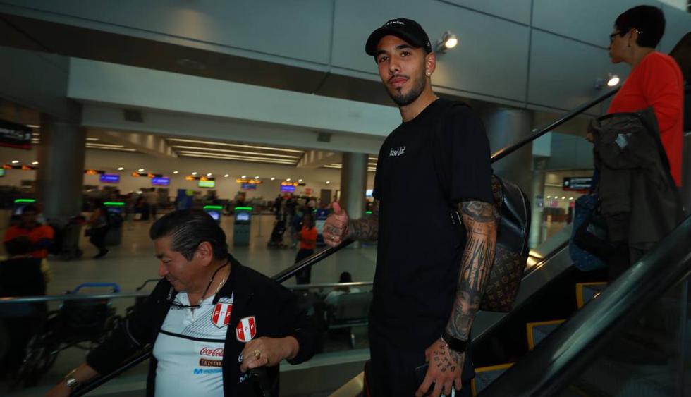 Cristian Benavente, Miguel Trauco, Sergio Peña y Renato Tapia llegaron a Estados Unidos. (Foto: Daniel Apuy - GEC)