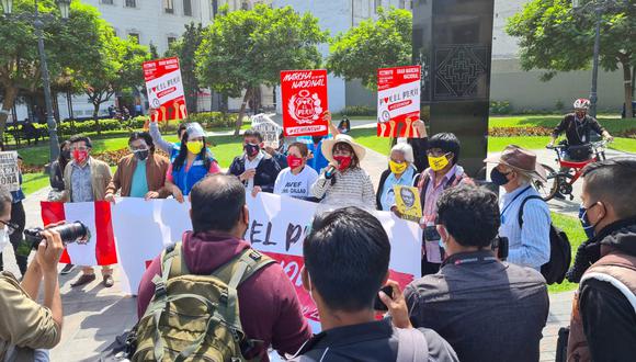 Organizaciones sociales y civiles peruanas convocan a marcha en rechazo a la candidatura presidencial de Keiko Fujimori.