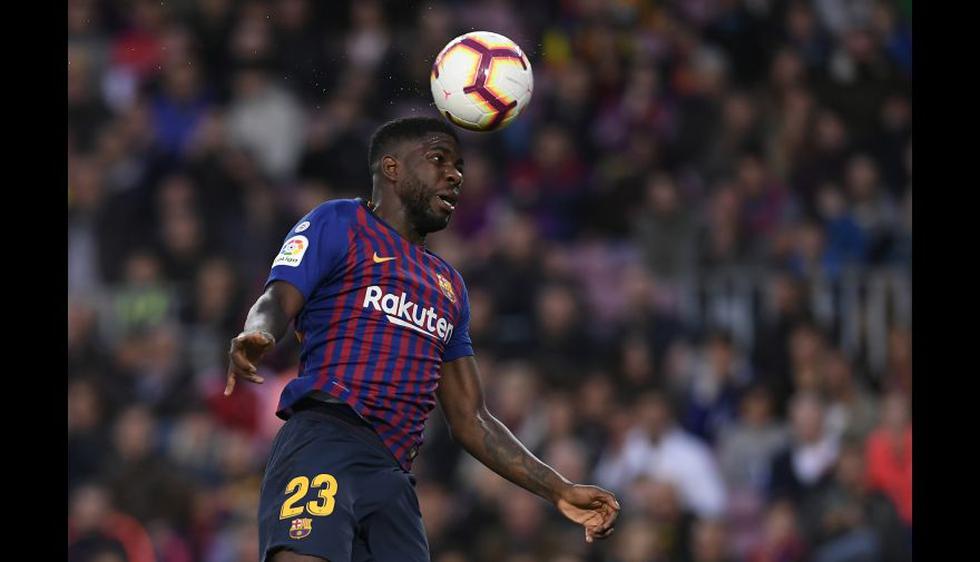 20.- Samuel Umtiti (Barcelona), en 50 millones de dólares. (Foto: AFP)