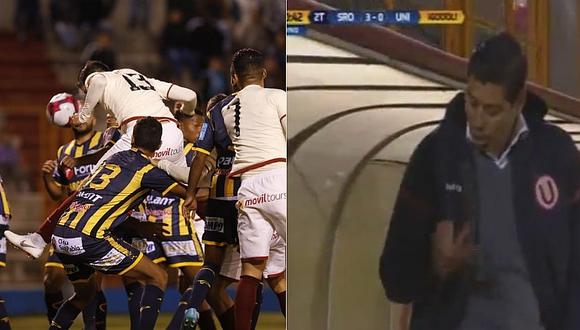 Universitario vs. Sport Rosario: DT crema explotó tras recibir tercer gol