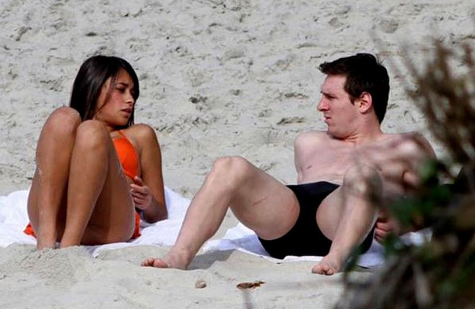 Novia de Lionel Messi publica fotos privadas con la 'Pulga'