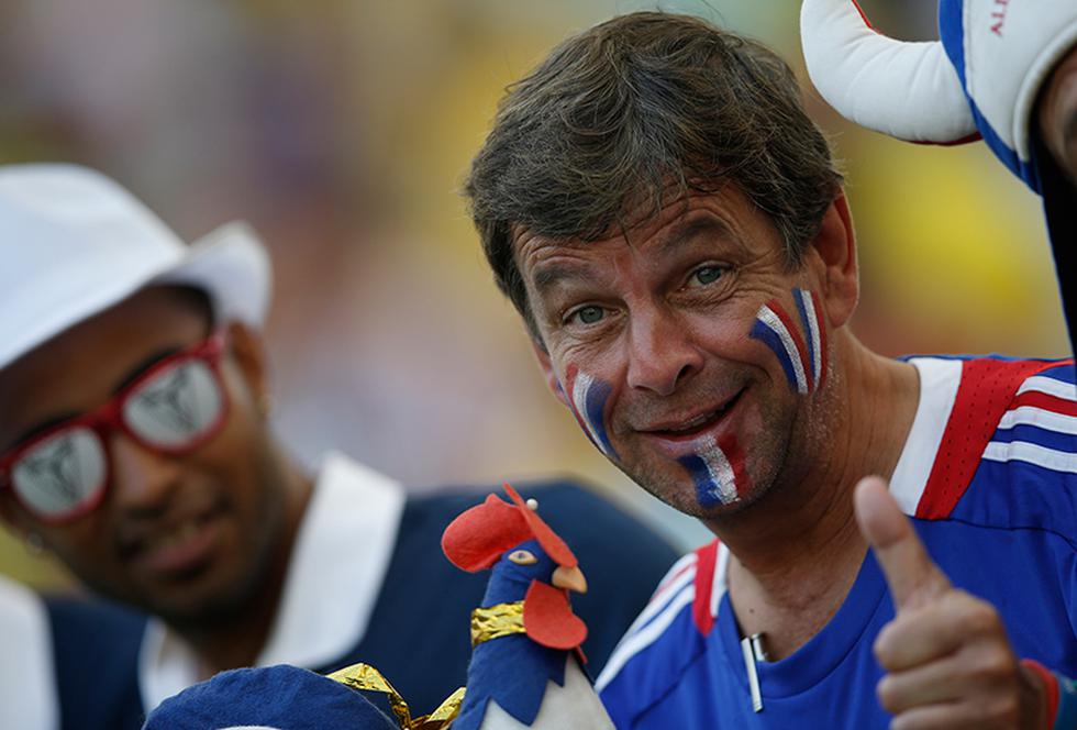 Mundial Brasil 2014: Hinchas de Alemania y Francia viven el partido con intensidad [FOTOS]