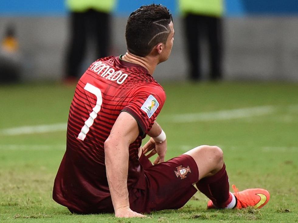 Mundial Brasil 2014: Así quedó Cristiano Ronaldo tras la casi eliminación de Portugal [FOTOS] 