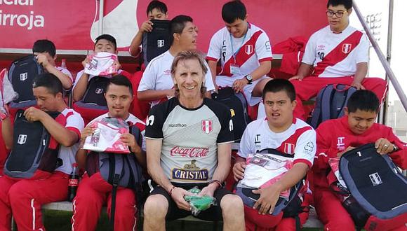 Selección Peruana: Gareca y su lindo gesto a la delegación con síndrome de down | VIDEO