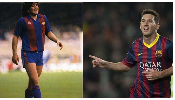 Barcelona defiende a Lionel Messi y pega duro a Diego Maradona