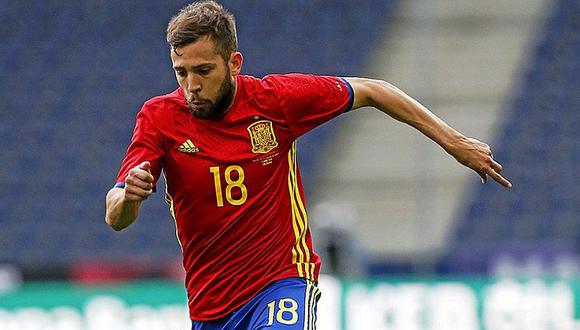 ​Confirman el regreso de Jordi Alba a la selección española