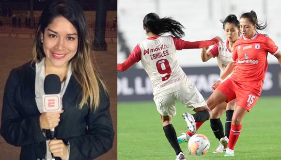 Luccina Aparicio se refirió a la derrota de Universitario contra América  de Cali por la Copa Libertadores femenina.