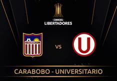 ▶ Universitario vs. Carabobo: pulsa aquí para ver el duelo por la Copa CONMEBOL Libertadores desde Puerto Ordaz