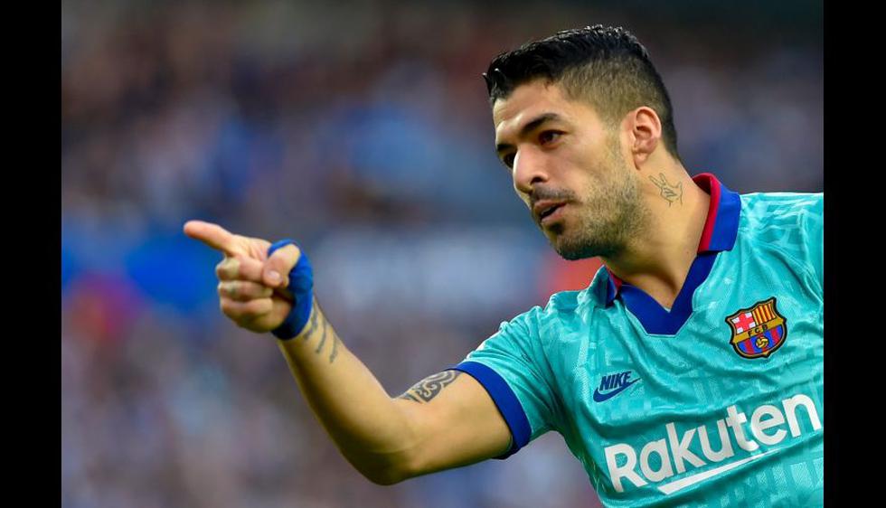 16.- Luis Suárez (Barcelona), en 55.6 millones de dólares. (Foto: AFP)