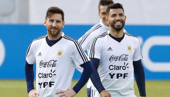 El mensaje de Sergio Agüero a Lionel Messi en plena pelea tras el Argentina-Bolivia. (Foto: EFE)