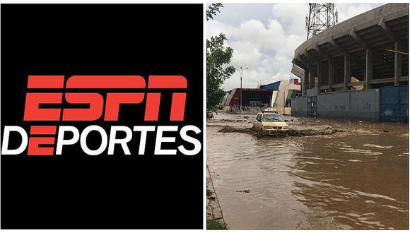 ESPN se solidariza con los damnificados por huaicos en Perú [FOTO]