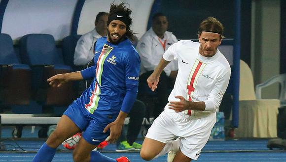 David Beckham, Luis Figo y Ronaldinho se lucen en Kuwait