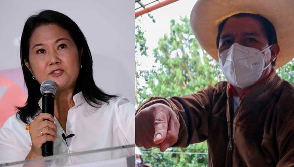 Finalmente la ONPE terminó el conteo de votos y con esto se determina que Keiko Fujimori y Pedro Castillo disputarán la segunda vuelta de las Elecciones Generales de Perú 2021. FOTO: AFP