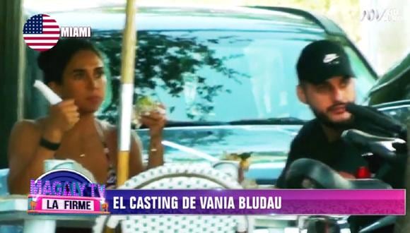 Vania Bludau es captada con misterioso galán tras el fin de su relación con el abogado Frank Dello Russo. (Foto: Captura ATV)