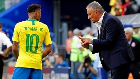 Mundial Rusia 2018: Tite le pega duro a Neymar