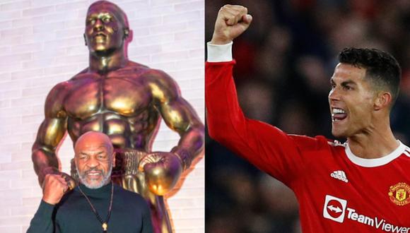 Mike Tyson recibió una estatua en homenaje a su carrera en el box. (Foto: Agencias)
