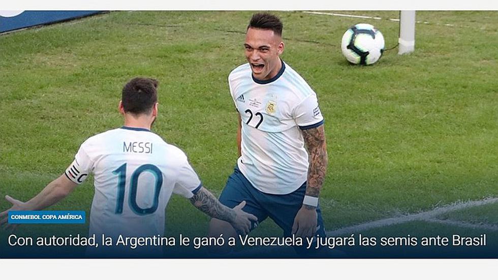 Brasil vs. Argentina: prensa argentina calienta previa del partido por las semis de la Copa América 2019 | FOTOS