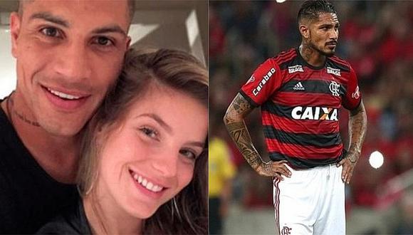 Thaisa sorprendió a Paolo Guerrero tras su reestreno en Flamengo [VIDEO]