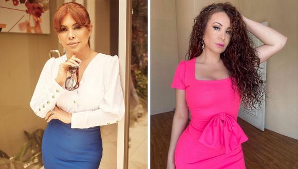Janet Barboza envía fuerte indirecta a Magaly Medina por entrevista a Sheyla Rojas. (Foto: @magalymedinav 7 @janetbarbozaa)