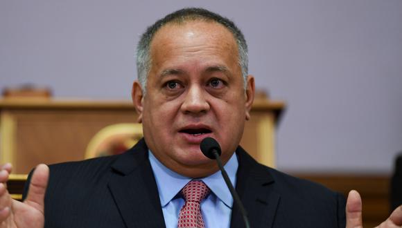 Diosdado Cabello dio positivo al coronavirus. (Foto: AFP)