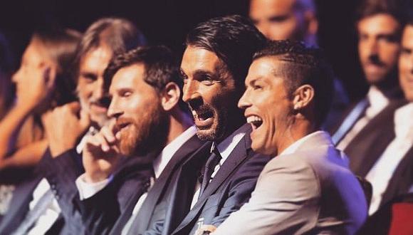 YouTube: Broma de Cristiano Ronaldo a Buffon robó sonrisa a Messi