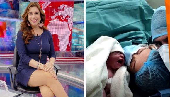 Verónica Linares se convirtió en madre por segunda vez  y así lo anunció Federico Salazar (Foto: América Noticias)