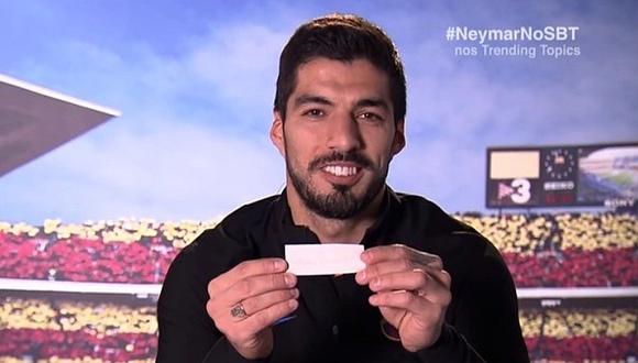 Luis Suárez le regaló una botella de licor a su "amigo secreto"