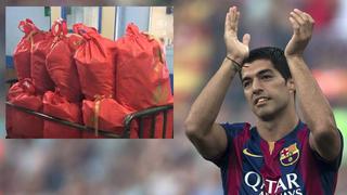 Navidad 2014: Luis Suárez donó 500 canastas de dulces a niños de hospital