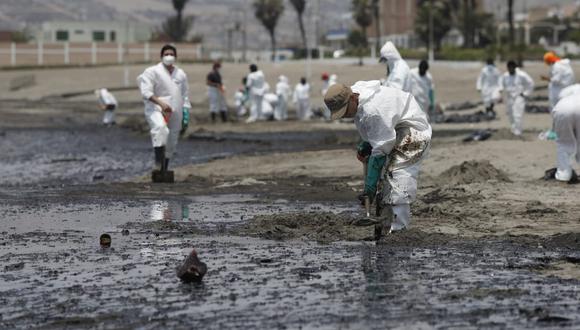 Este 15 de febrero se cumple un mes del derrame de petróleo de la empresa Repsol.  (Foto: Jorge Cerdán / GEC)
