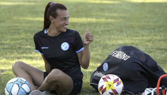 Mara Gómez será la primera persona transgénero en la Primera División argentina. (Foto: AFP)