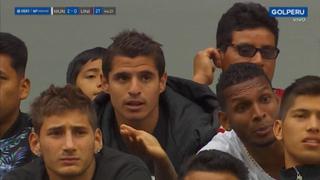 Universitario | Aldo Corzo y la reacción desde la tribuna ante la goleada edil en el Nacional [VIDEO]