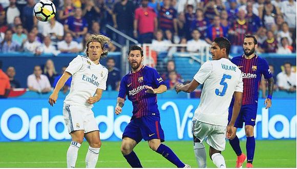Barcelona gana derby a Real Madrid (3-2) por la International Champions Cup