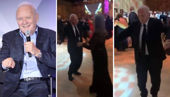 Oscar 2022: Anthony Hopkins se divierte bailando tema de Oscar D’ León tras ceremonia. (Foto: @Anthony Hopkins/captura de video).