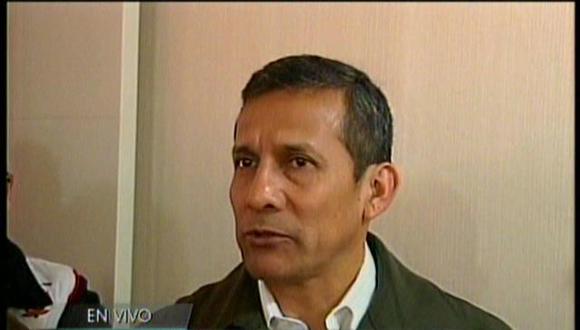 Humala pide a selección de fútbol repetir triunfos de "matadorcitas" [VIDEO]
