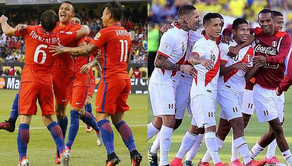 Selección de Chile enfrentará a los rivales de la selección peruana