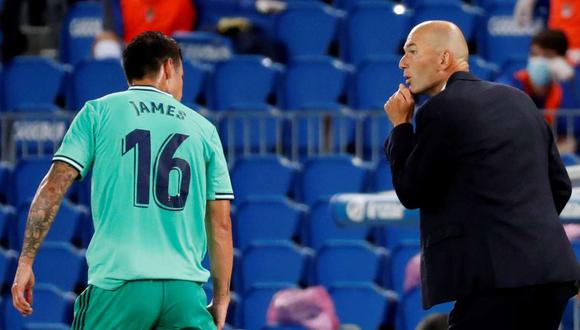 James Rodríguez pidió no ser considerado para el partido entre Real Madrid y Athletic Bilbao. (Foto: EFE)