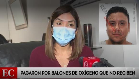 El caso se remonta a mazo, cuando la empresa de Ynca logró la buena pro para abastecer de 130 balones de oxígeno. Foto: captura América Noticias