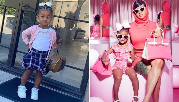 Cardi B decidió abrir una cuenta de Instagram a su hija Kulture Kiari de dos años. (Instagram: @iamcardib /@kulturekiari).