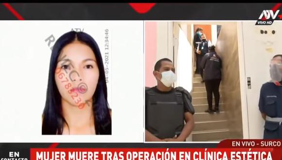 La Policia llegó al local ubicado en la cuadra 25 de la avenida Caminos del Inca para investigar la muerte de Epifania Vega Chuqui. (ATV+)