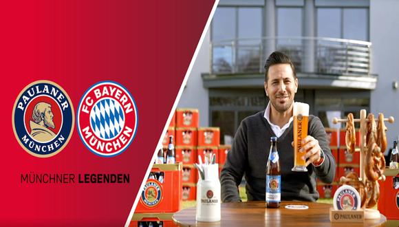 Claudio Pizarro es imagen del nuevo auspiciador del Bayern Munich.
