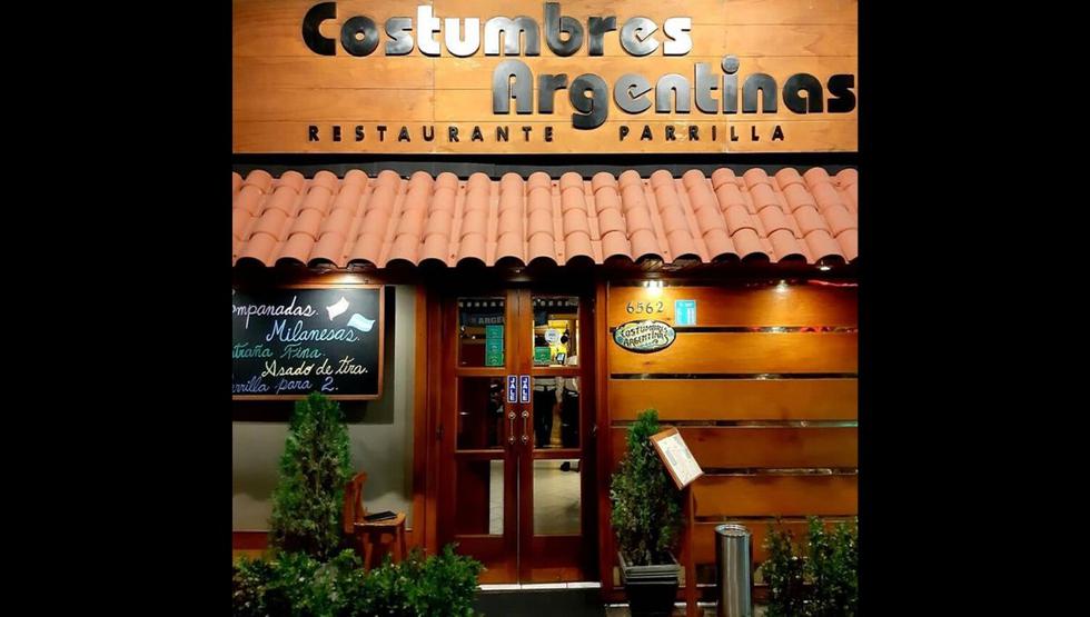 Costumbres Argentinas se encuentra en Barranco.  (Foto: @costumbres argentinaslima)