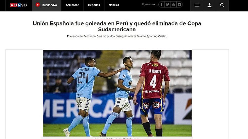 Sporting Cristal: las reacciones en Chile tras la "humillante" eliminación de Unión Española | FOTOS