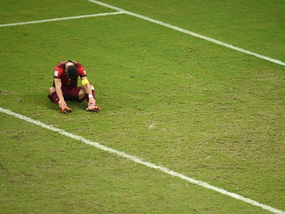 Mundial Brasil 2014: Así quedó Cristiano Ronaldo tras la casi eliminación de Portugal [FOTOS] 