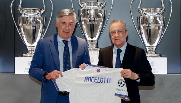 Carlo Ancelotti fue presentado como entrenador de Real Madrid. (Foto: Real Madrid)