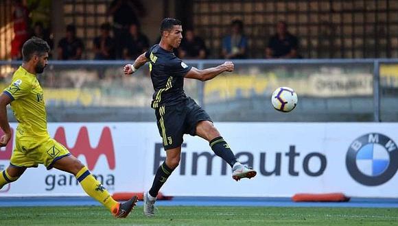 El gol que falló Cristiano Ronaldo en su debut con Juventus