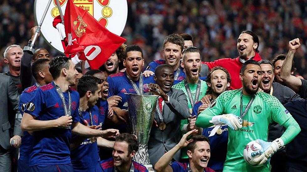Europa League: mira la celebración del Manchester United [GALERÍA]